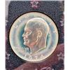 Image 2 : 1974S Eisenhower Dollar 40% Silver US Proof Coin, Packaged by the US Mint, Boxed