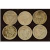 Image 1 : 6 SOUTH AFRICA SILVER 3 PENCE. 1929, 1938, 3-1940&