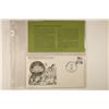 Image 1 : STERLING SILVER PROOF ROUND ON FDC WITH INFO FORT