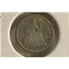 Image 1 : 1853 US SILVER SEATED LIBERTY HALF DIME