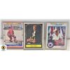 Image 1 : LOT OF THREE ERIC LINDROS NHL ROOKIE CARDS
