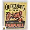 Image 1 : ESTATE MCCORMICK DEERING FARMALL METAL SIGN