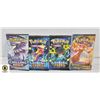 Image 1 : LOT OF 4 VARIOUS GENUINE POKEMON BOOSTER PACKS