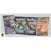 Image 1 : LOT OF 4 VARIOUS GENUINE POKEMON BOOSTER PACKS