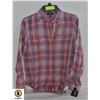 Image 1 : NEW CHAPS WOMENS MODREN MEDIUM FLANNEL SHIRT W/