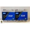 Image 1 : 2 PACK KMC X10.93 NICKEL PLATED 116 LINK 10 SPEED