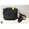 Image 1 : BLACK "THE STONE" LADIES FOLD OVER LEATHER PURSE