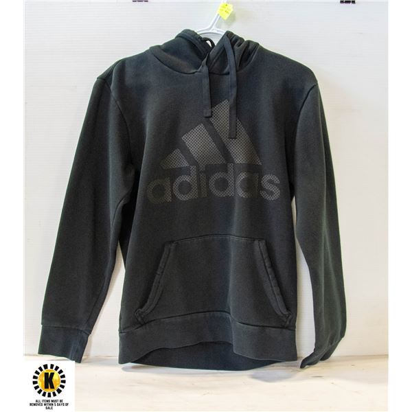 LADIES BLACK ADIDAS HOODIE (M)