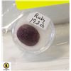 Image 1 : 19.2ct GENUINE NATURAL RED RUBY GEMSTONE