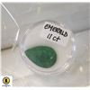 11ct GENUINE NATURAL EMERALD GEMSTONE