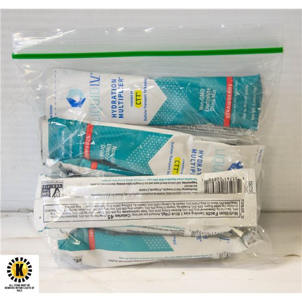 10 INDIVIDUALLY SEALED ELECTROLYTES, NON-GMO