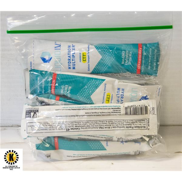 12 INDIVIDUALLY SEALED ELECTROLYTES, NON-GMO