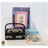 Image 1 : FLAT WITH SEWING KIT PLUS CONTENTS WITH NEEDLEPOIN