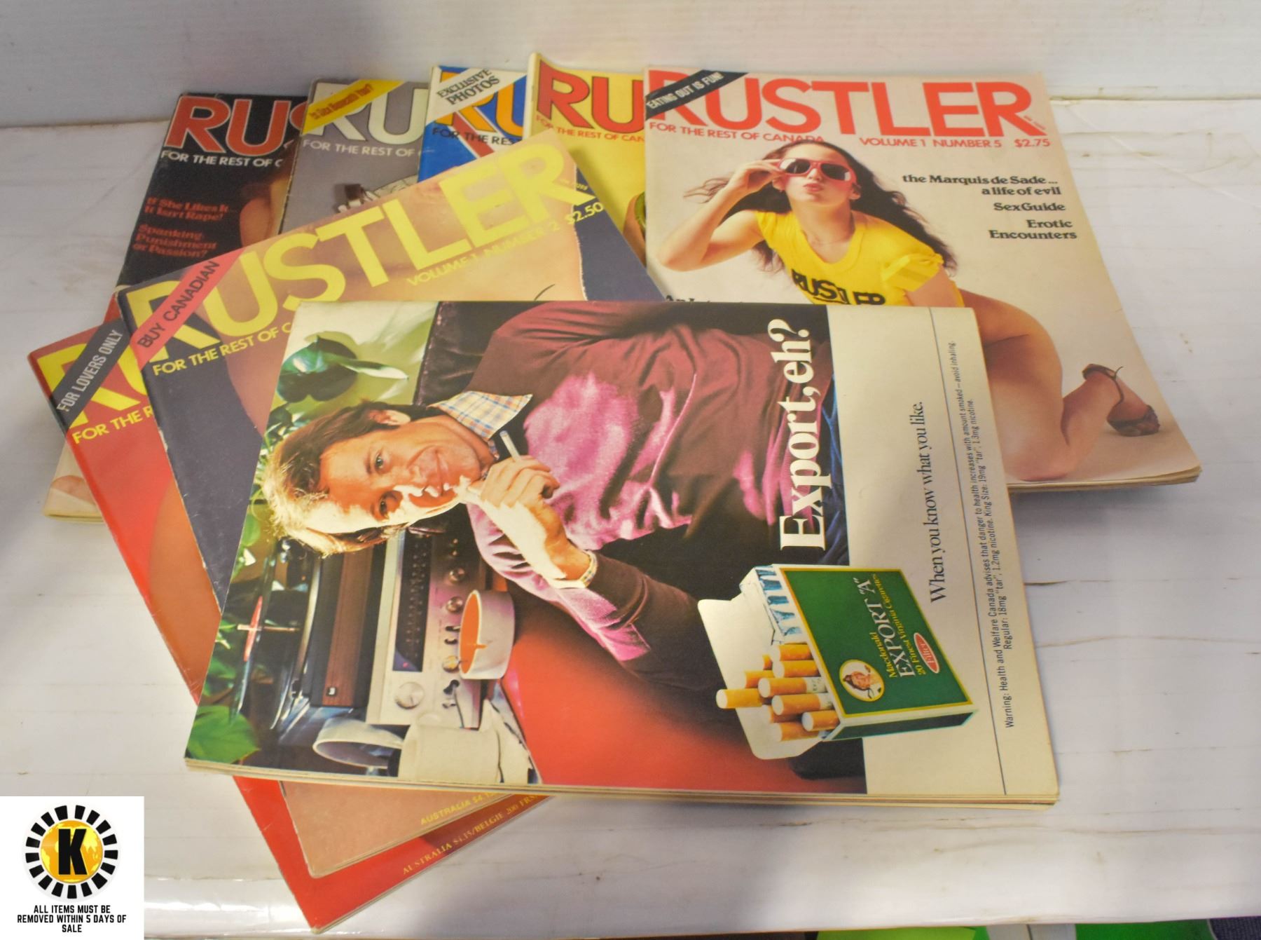 1ST ISSUE RUSTLER ADULT MAGAZINE