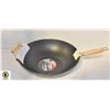 Image 1 : NEW LARGE CARBON STEEL WOK 35CM