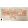 Image 1 : NEW WIRELESS PINK KEYBOARD AND MOUSE SET