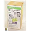 Image 1 : NEW MANUAL BREAST PUMP WITH SUCTION BASE AND