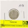 Image 1 : 1931 CANADIAN KING GEORGE SILVER TEN CENT