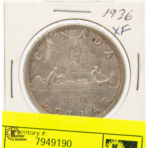 1936 CANADIAN SILVER DOLLAR