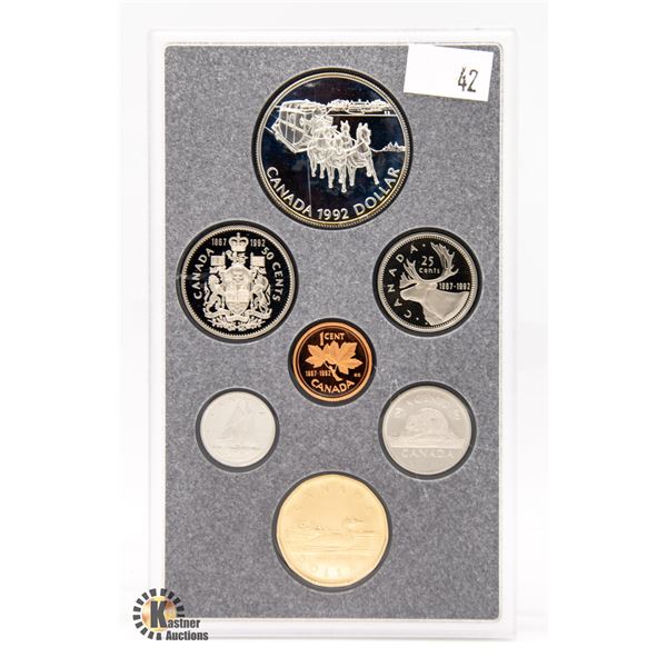 1992 SILVER CANADA DOUBLE DOLLAR PROOF COIN SET