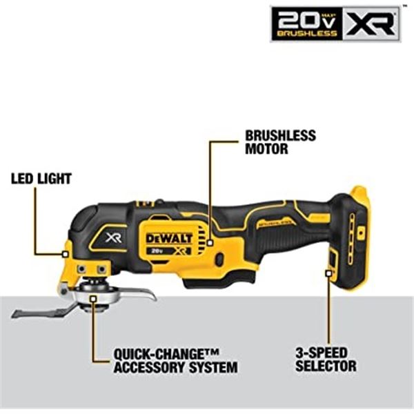 NEW DEWALT 20V XR BRUSHLESS DCS356 CORDLESS