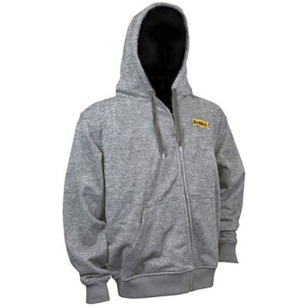 NEW DEWALT 20V FRENCH TERRY HEATED HOODIE IN