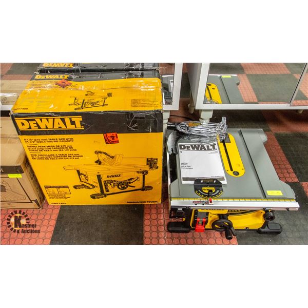 DEWALT DWE7485 8 1/4" COMPACT JOBSITE TABLE SAW