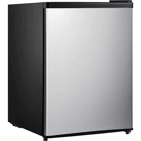 NEW ECHOUZNG STAINLESS STEEL BEVERAGE FRIDGE 2.4CU