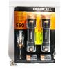 Image 1 : NEW DURACELL FLASHLIGHT 2 PACK, BATTERIES INCLUDED