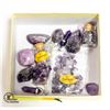 Image 1 : GENUINE AMETHYST SPECIMENS GEMSTONES + PENDANT/