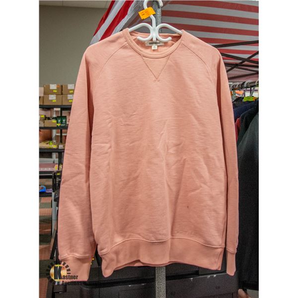 NEW GOODTHREADS MED TALL PEACH COLOUR SWEAT SHIRT