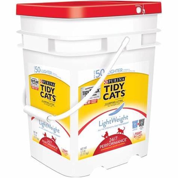 NEW 7.71KG BUCKET OF PURINA TIDY CATS LIGHT WEIGHT