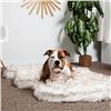 Image 1 : LUXURY FAUX FUR ORTHOPEDIC DOG BED 60 X 35" GIANT