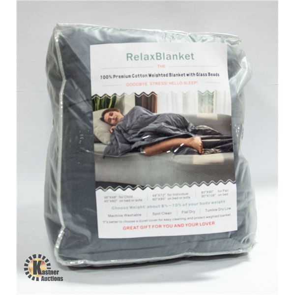 NEW RELAXBLANKET KING / QUEEN SZ WEIGHTED BLANKET