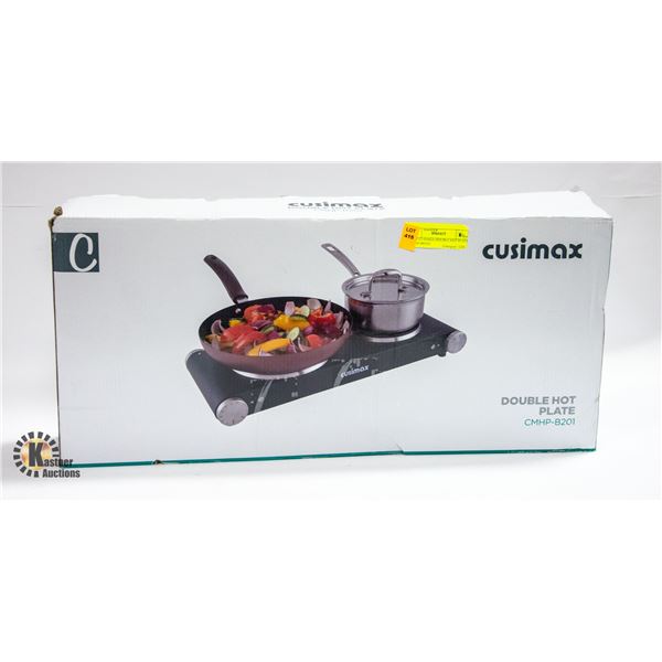 NEW CUSIMAX DOUBLE HOT PLATE SMHP-BD201