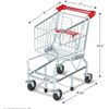 Image 2 : NEW MELISSA & DOUG KIDS SHOPPING CART ON WHEELS