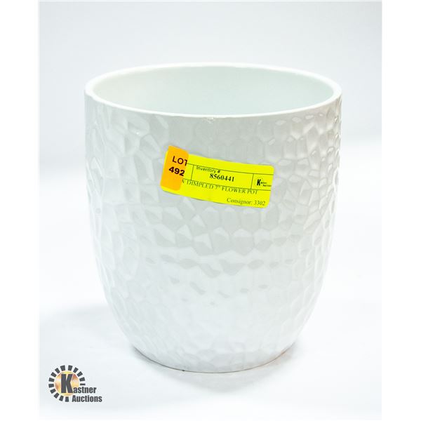 NEW DIMPLED 7" FLOWER POT