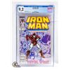 MARVEL IRON MAN #225 CGC COMIC, 1ST ARMOR WARS