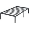 Image 2 : NEW OLEE SLEEP 18" HEAVY DUTY STEEL SLAT BED FRAME