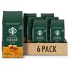 NEW CASE OF 6 STARBUCKS CARAMEL FLAVOURED GROUND