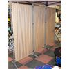 Image 1 : NEW 3 PIECE BEIGE CANVAS ROOM DIVIDER