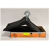 Image 1 : NEW 20 OF PACK ZOBER BLACK PLASTIC HANGERS