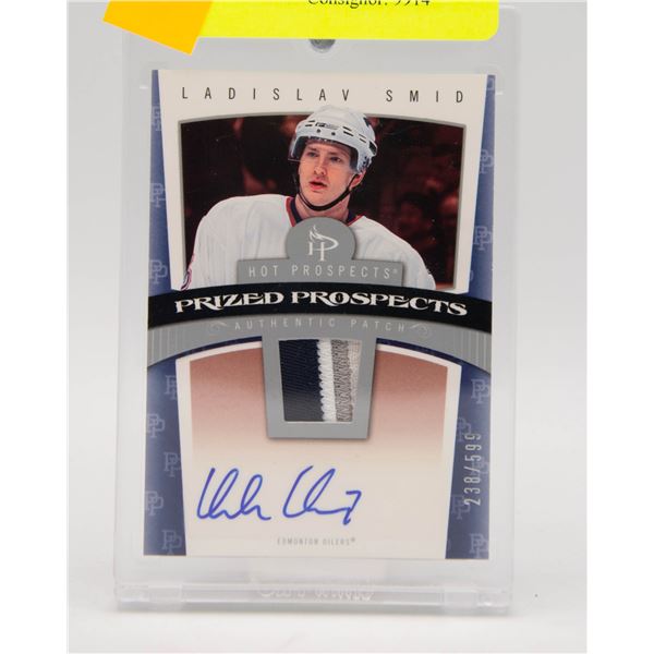 LADISLAV SMID OILERS AUTO JERSEY