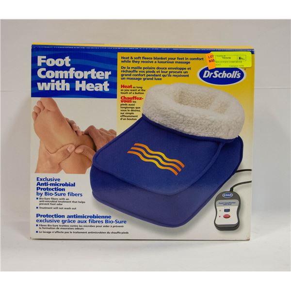 DR. SCHOLLS FOOT COMFORTER WITH HEAT