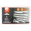 Image 1 : KITCHEN KING - 6 PIECE KITCHEN KNIFE SET (WHITE)