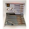 Image 1 : KITCHEN KING - 6 PIECE KITCHEN KNIFE SET (WOOD)