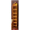 Image 1 : SOLID OAK WOOD 4 FT TALL UNIT 7 SHELVES