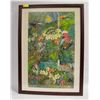 Image 1 : FRAMED ART PRINT 30" X 42"