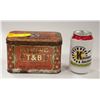 Image 2 : VINTAGE CIGARETTE TIN MYRTLE T&B 1LB