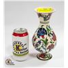 Image 1 : TURKISH CERAMIC VASE - SMALL SIZE